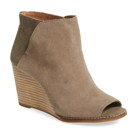 Lucky Brand Shoes - Lucky Brand Jezzah Open Toe Bootie, Size 8